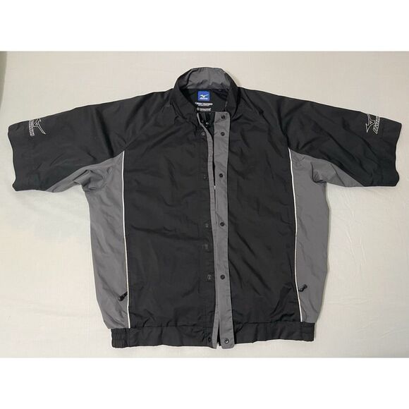 Mizuno‎ Impermalite Full Zip Jacket - Waterproof - Snap Off Sleeves - Men's XL - Picture 1 of 10